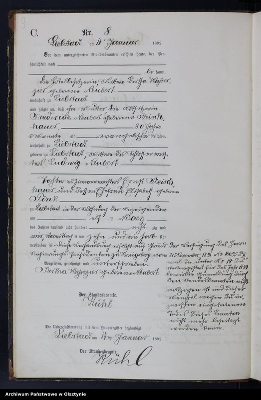 image.from.unit.number "Sterbe-Neben-Register Nr 1 - 66"