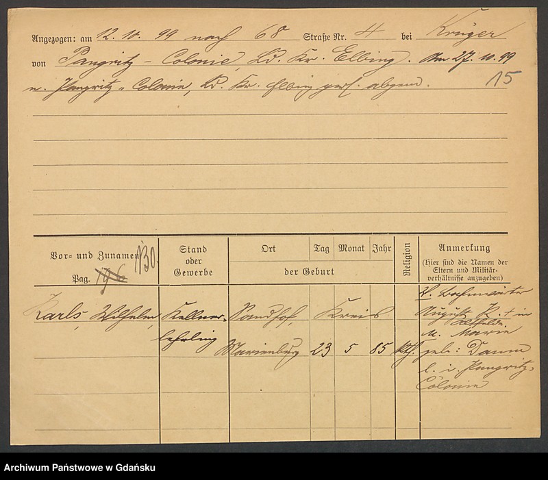 image.from.unit.number "Karty meldunkowe: Karl - Karsten"