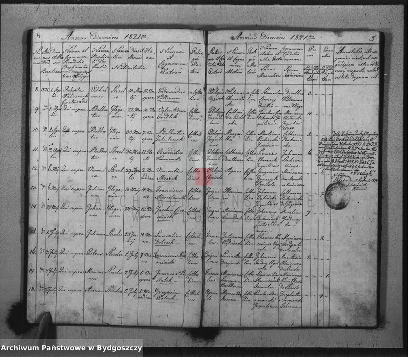image.from.unit.number "Duplicate der Kirchen Bücher drer Katholischen Kirche zu Strzelno"