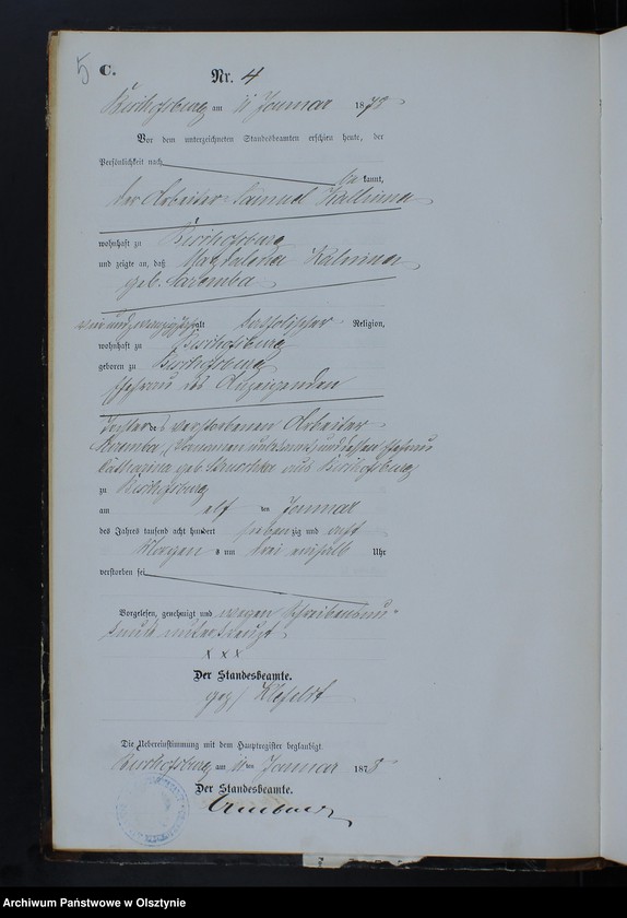 image.from.unit.number "Sterbe-Neben-Register Nr 1 - 149"