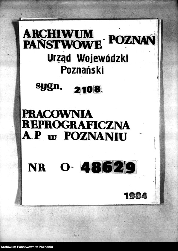 Obraz 1 z jednostki "Majętność Jabłonowo - przymusowy wykup"