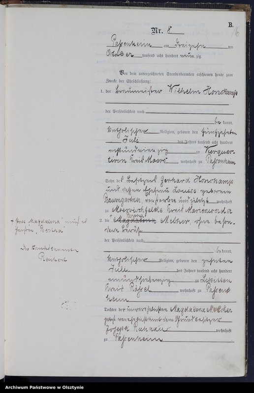 image.from.unit.number "Heiraths-Haupt-Register Nr 1 - 11"