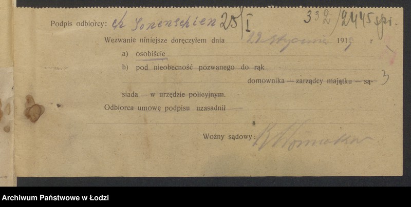 Obraz 5 z jednostki "Chaim Sonenschein- sprzedaż dodatków krawieckich"