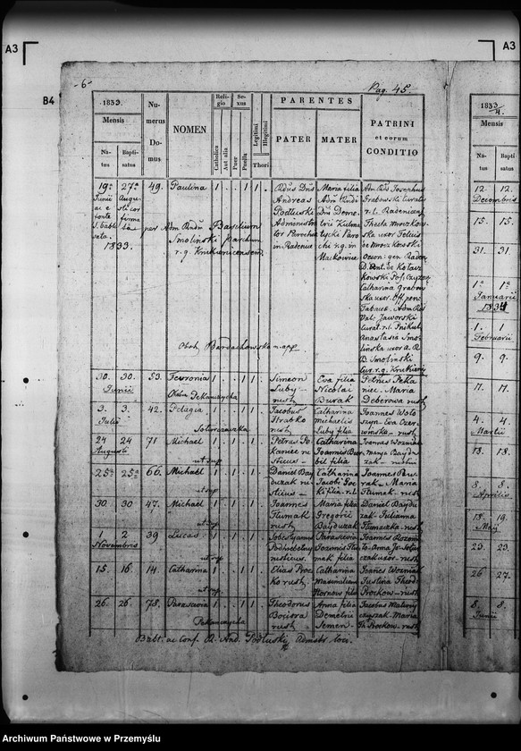 Obraz 10 z jednostki "[Kopie ksiąg metrykalnych parafii Radenice z filiami Czyżowice, Podliski, Wiszenka (dekanat Mościska)]"