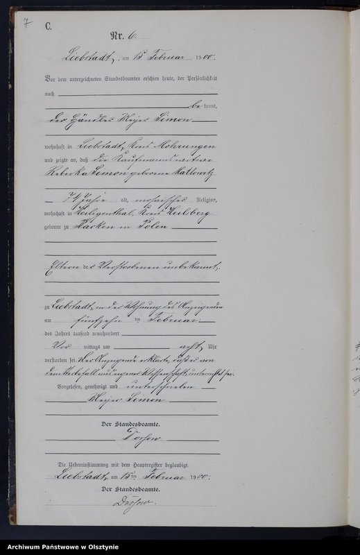image.from.unit.number "Sterbe-Neben-Register Nr 1 - 53"