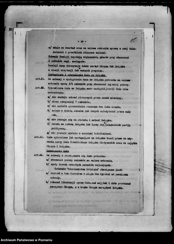 Obraz 19 z jednostki "?Katolicki Związek Abstynentów w Poznaniu/"