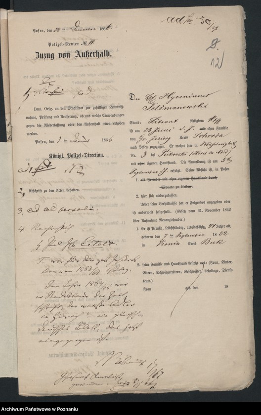 Obraz 16 z jednostki "A. betr. Redakteur Hieronimus Feldmanowski"