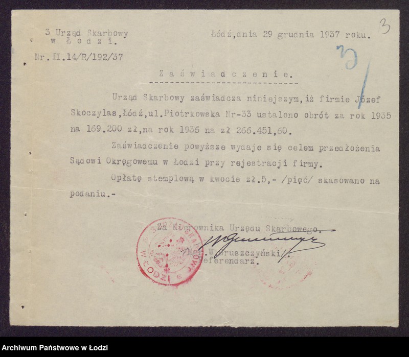 Obraz 5 z jednostki "Josek Skoczylas- wyrób włosianek krawieckich"