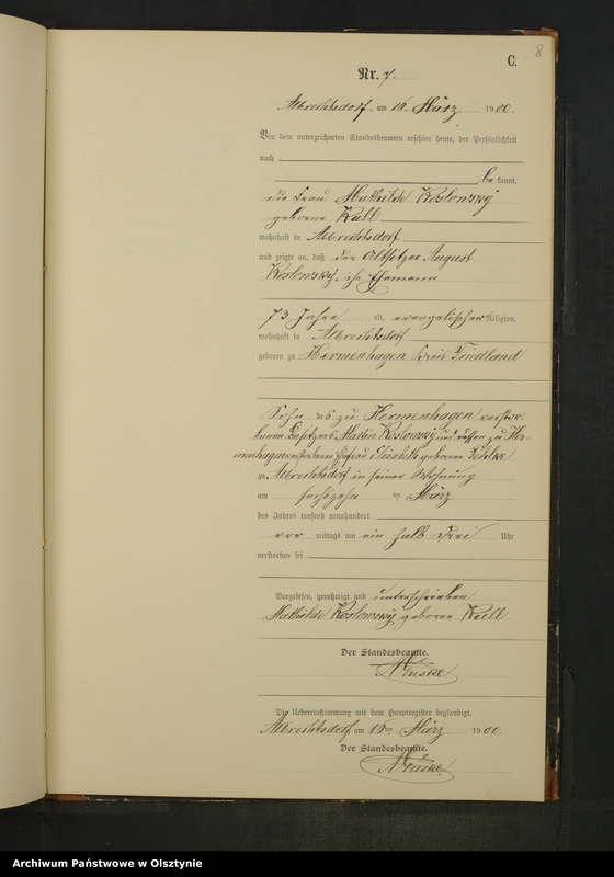 image.from.unit.number "Sterbe-Neben-Register Nr 1 - 29"
