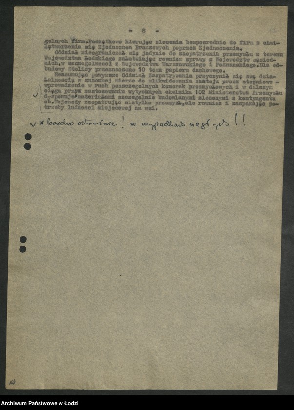 Obraz 18 z jednostki "Sprawozdania Wydziału [z działalności]"