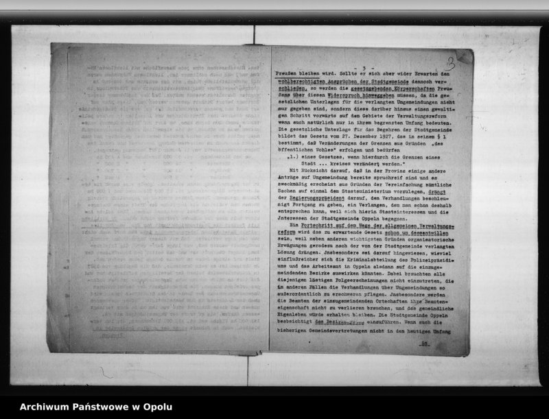 Obraz 7 z jednostki "[Włączenie do miasta Opola wsi podmiejskich: Nowa Wieś Królewska, Kolonia Gosławicka, Wróblin, Czarnowąsy, Krzanowice, Półwieś, Szczepanowice, Wójtowa Wieś, Groszowice i Winów - korespondencja]"