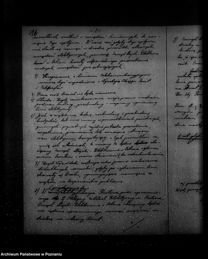 Obraz 20 z jednostki "/Pozwolenie policyjno-techniczne dla Elektrowni w Ostrowie na uruchomienie zakładu elektrycznego w Prześlinie/"