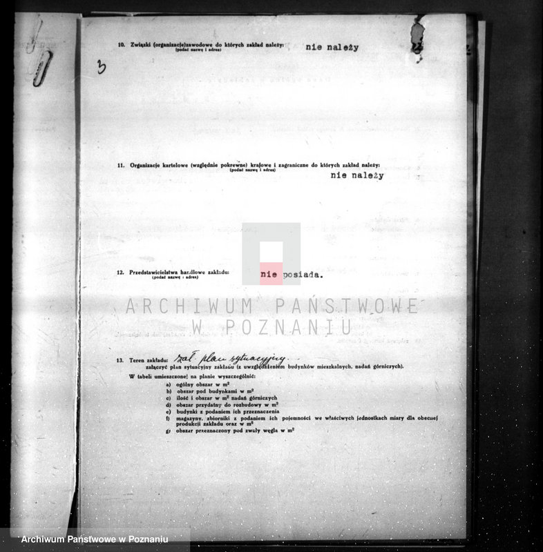 Obraz 7 z jednostki "Kwestionariusz Gazowni Miejskiej w Rogoźnie pow. obornicki"