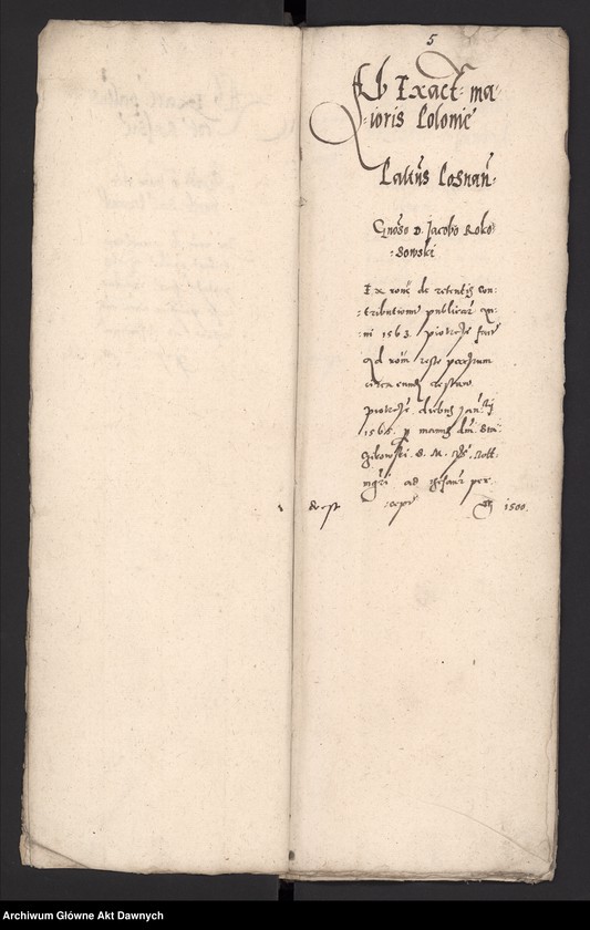 image.from.unit.number "Rejestr wpłacnych do Skarbu pieniędzy z podatków z całej Rzeczpospolitej."