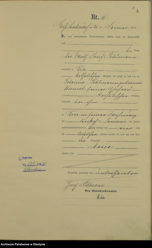 image.from.unit.number "Geburts-Haupt-Register Nr 1 - 105"