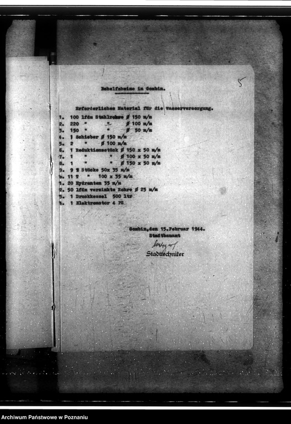 Obraz 9 z jednostki "Bau von Behelfsheimen in Gąbin, Kreis Waldrode (Gostynin)"