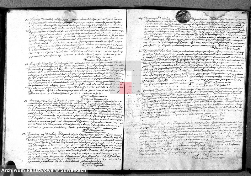 image.from.unit.number "Księga duplikat akt urodzonych, zaślubionych i zgonów w parafii wigierskiej"
