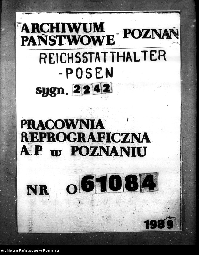 Obraz 1 z jednostki "Umsiedlerfürsorge"