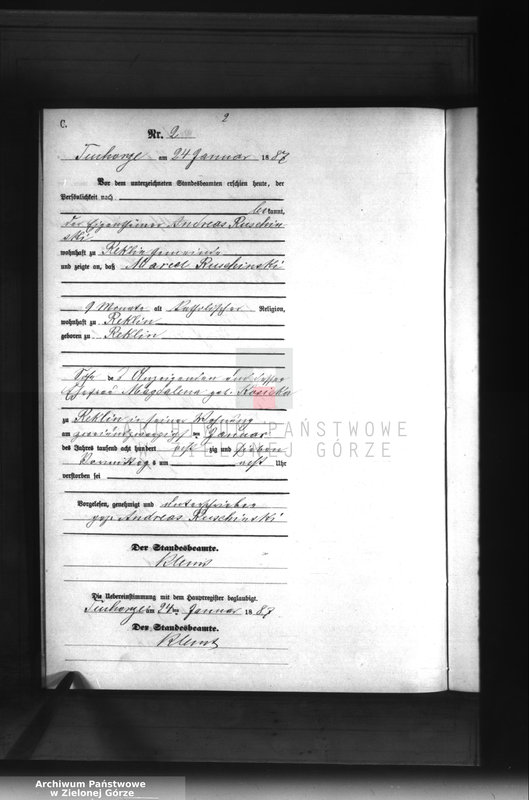 Obraz 5 z jednostki "Sterbe-Neben-Register"