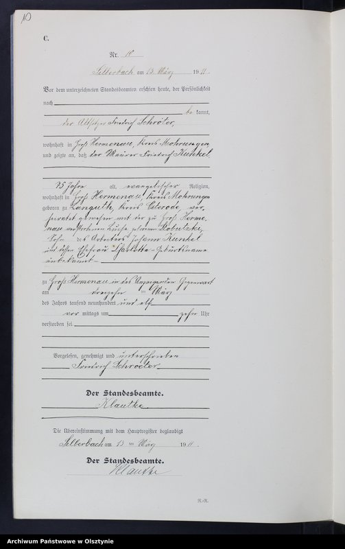 image.from.unit.number "Sterbe-Neben-Register Nr 1 - 33"