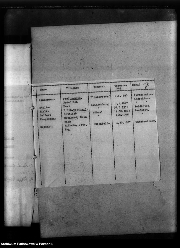 Obraz 11 z jednostki "Kreis Schroda (Środa).Korespondencja i wykazy Niemców, którzy zginęli w 1939 roku"