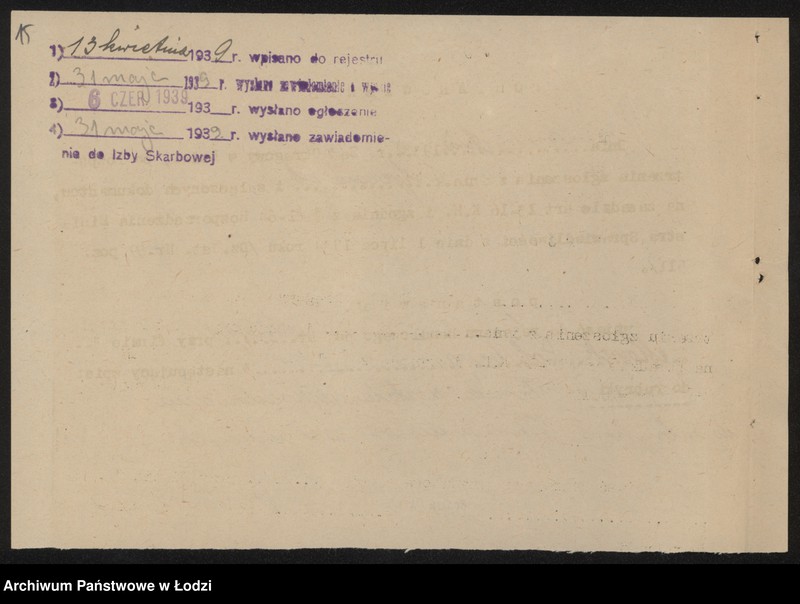 Obraz 17 z jednostki "Moszek Goldberg – wyrób towarów bawełnianych"