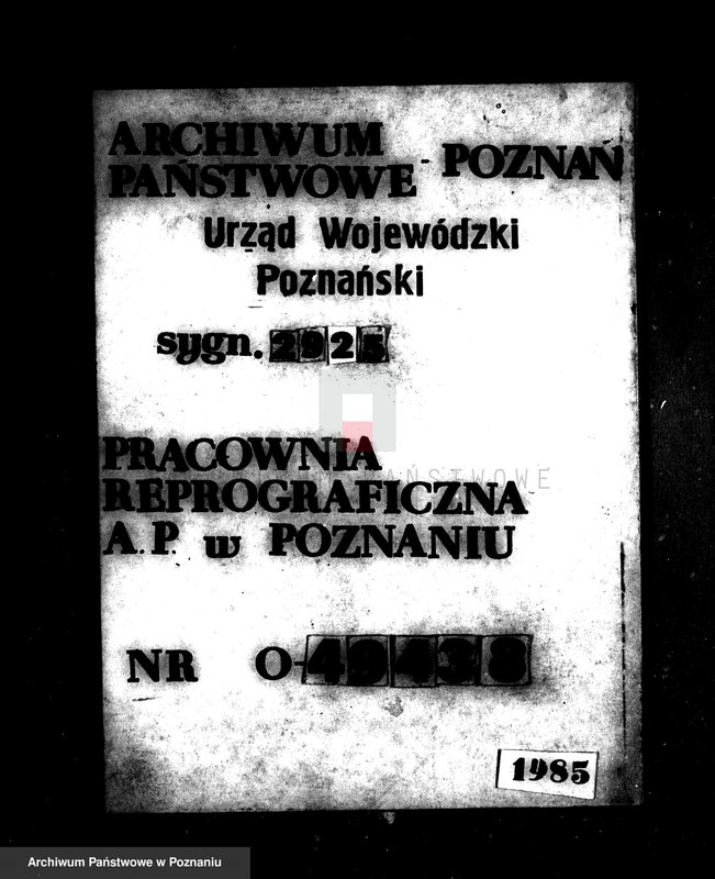 Obraz 1 z jednostki "Odprawy z art. 44 ustawy o reformie rolnej Chrząstowo powiatu wyrzyskiego"