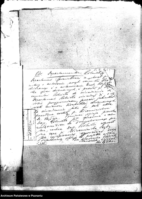 Obraz 12 z jednostki "[Projekty ustaw i rozporządzeń do Sejmu Ustawodawczego]"