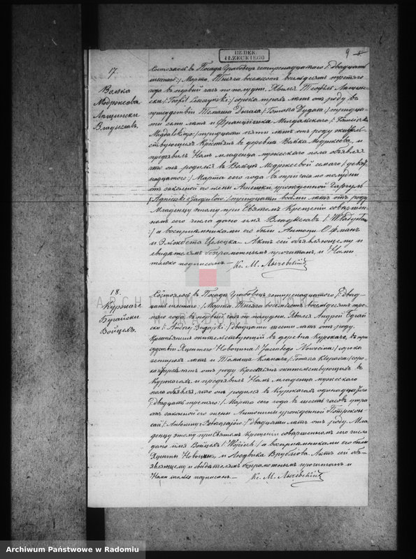 image.from.unit.number "[Duplikat akt urodzonych, zaślubionych i zmarłych parafii Grabowiec za 1883 r.]"