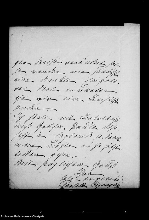 image.from.unit.number "/Gfin Ch. Itzenplitz, Blanka v. Kaltsch, Lina v. Perbandt u. Landrat Staudy an Anna Gfin Lehnd/"