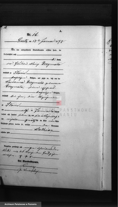 Obraz 18 z jednostki "Księga urodzeń"