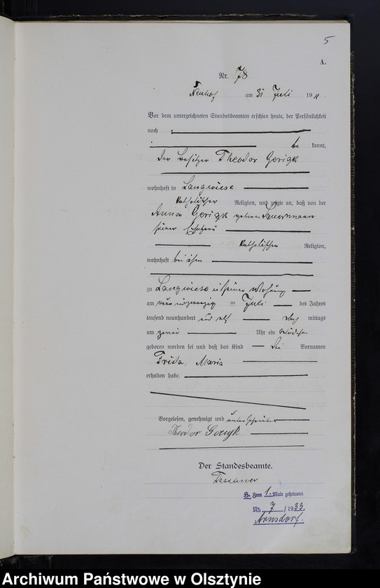 image.from.unit.number "Geburts -Neben-Register Nr 74 -133"