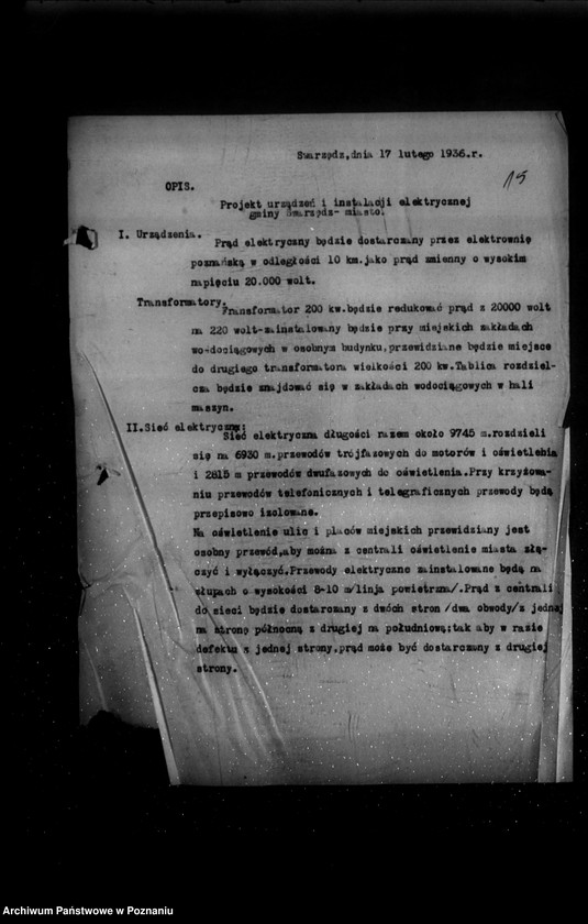 Obraz 19 z jednostki "Wniosek o uprawnienie na zakład elektryczny miasta Swarzędza powiat poznański"