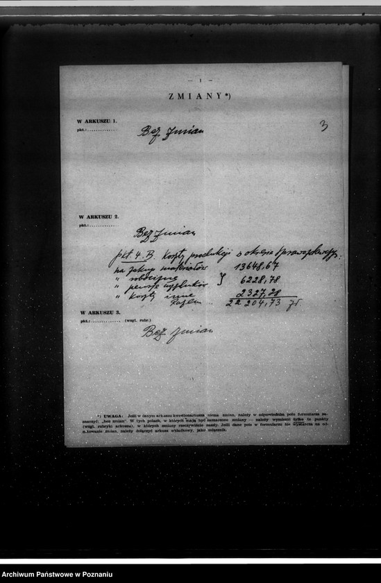 Obraz 7 z jednostki "Kwestionariusz Gazowni miejskiej w Czempiniu"