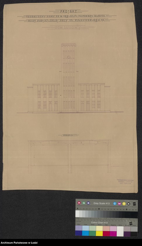 Obraz 1 z jednostki "Projekt przebudowy domu po byłej cegielni na posesji miasta Rudy Pabianickiej przy ul. Piłsudskiego na Dom Ludowy"