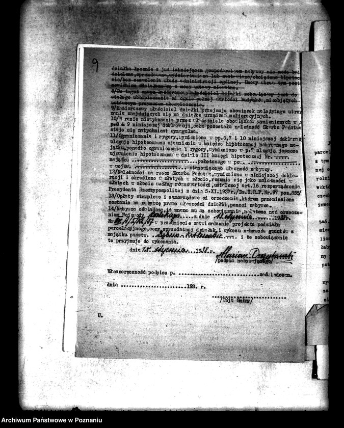 Obraz 13 z jednostki "Przymusowy wykup majątku ziemskiego Ląd na cele reformy rolnej"