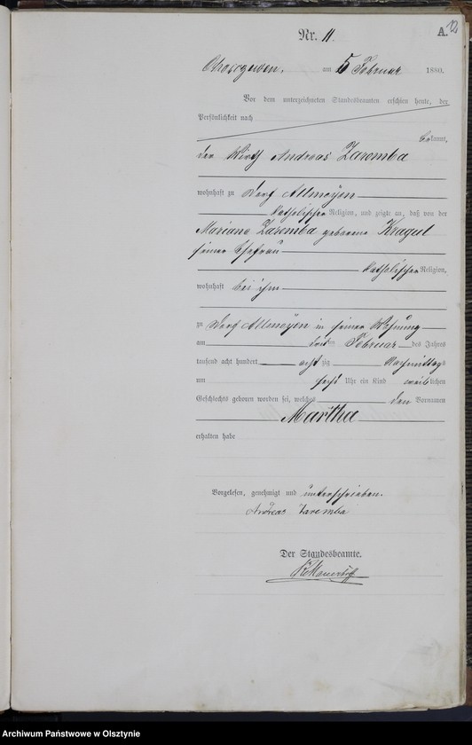 image.from.unit.number "Geburts-Haupt-Register Nr 1 - 78"