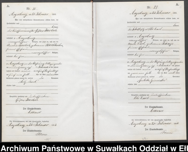 image.from.unit.number "Geburts-Neben-Register des Preussischen Standes-Amtes Angerburg Kreis Angerburg"
