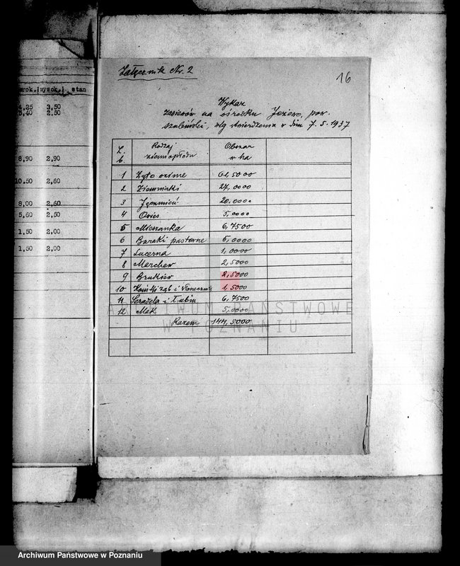 Obraz 20 z jednostki "/Sprawy administracji majątku państwowego Jeżowo powiatu szubińskiego/"