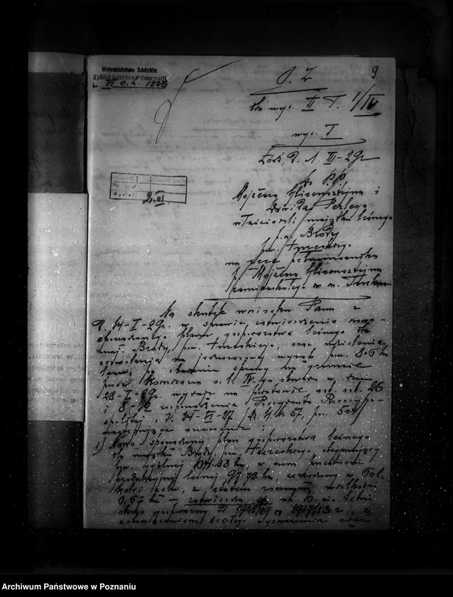 Obraz 13 z jednostki "Zatwierdzenie planu gospodarstwa leśnego dla majątku Brody powiatu tureckiego"