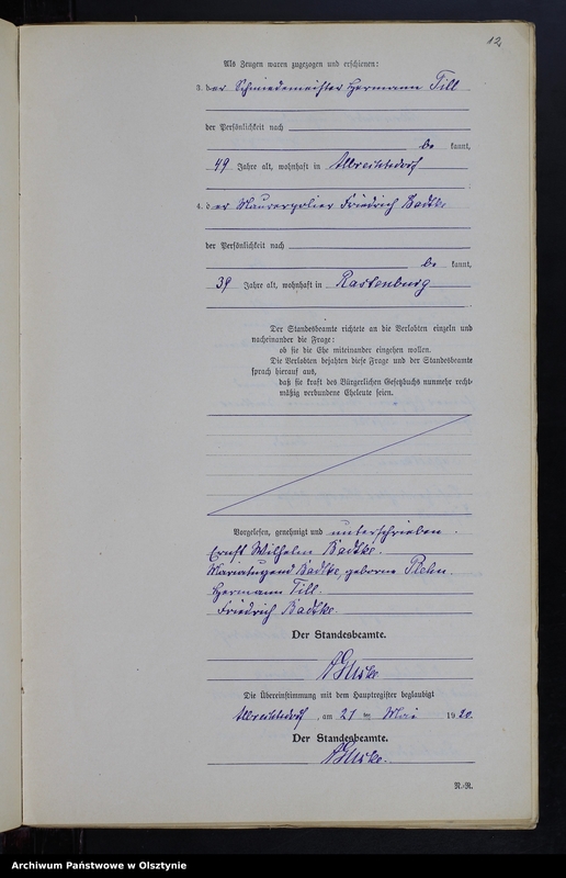 image.from.unit.number "Heiraths-Neben-Register Nr 1 - 29 [ Księga małżeństw - wtóropis ]"