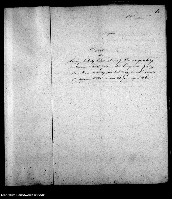 Obraz 6 z jednostki "Wykaz podatków podymnego dla szkoły elementarnej ewangelickiej"