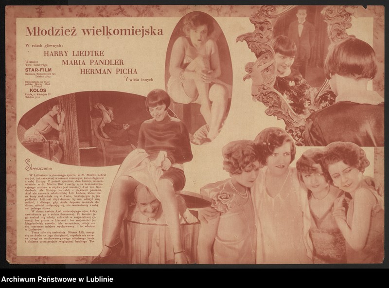 Obraz 27 z kolekcji "Perły przedwojennej kinematografii - materiały ulotne"