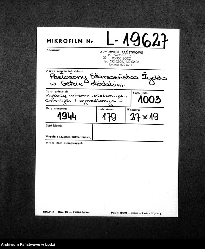 Obraz 2 z jednostki "[Wykazy imienne urodzonych, zmarłych, wysiedlonych]"