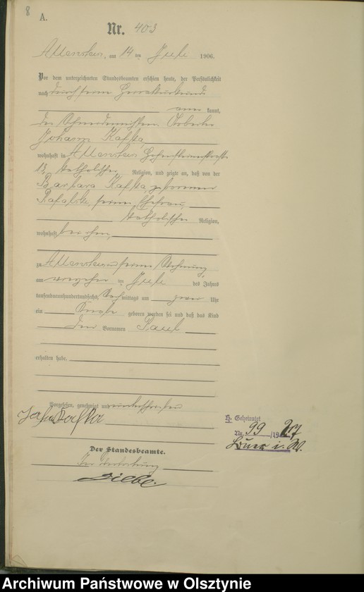 image.from.unit.number "Geburts-Haupt-Register Tom II, Nr 398-778"