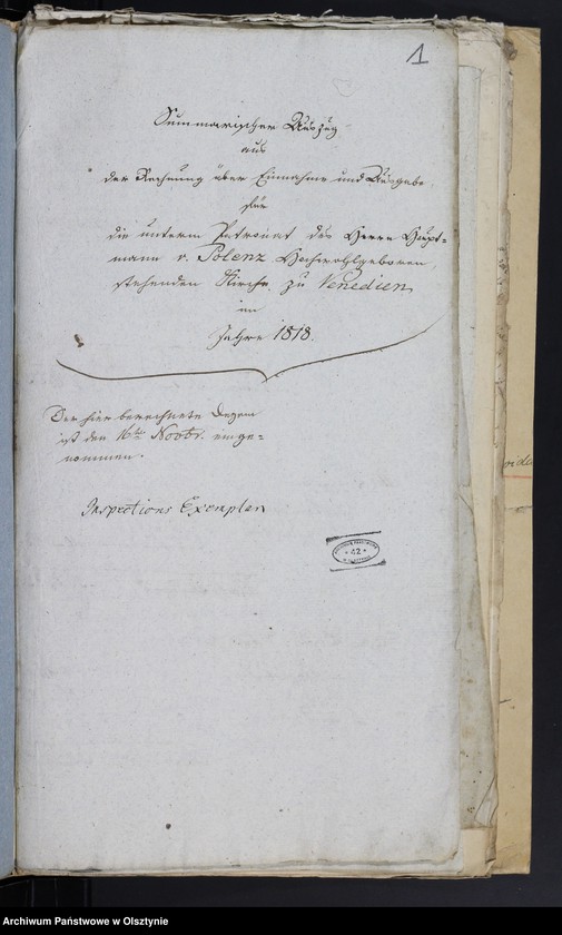 image.from.unit.number "Summarische Auszüge aus der Rechnungen über Einnahme und Ausgabe der Kirche zu Venedien"