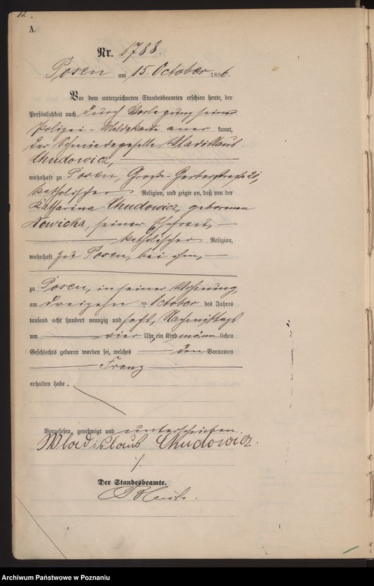 Obraz 15 z jednostki "Księga urodzeń t. IV"