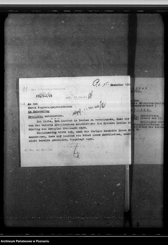 Obraz 15 z jednostki "Zeitschriften. Amtsblätter"