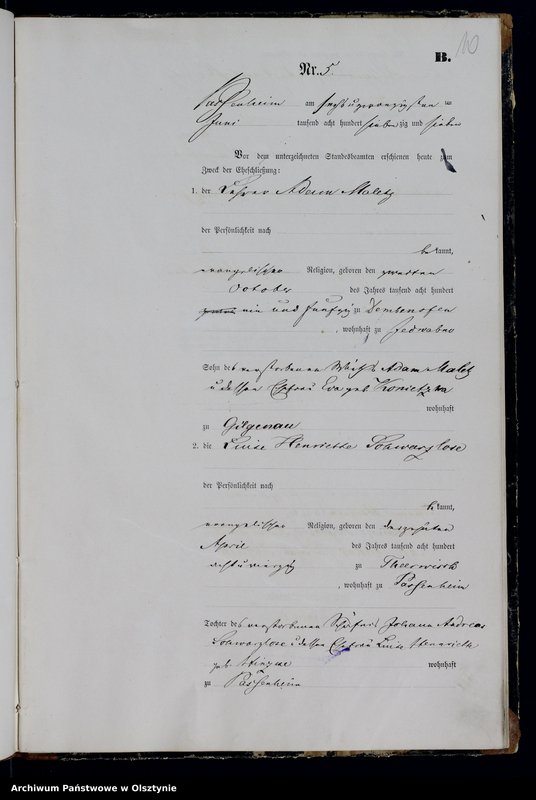 image.from.unit.number "Heiraths-Haupt-Register Nr 1 - 14"