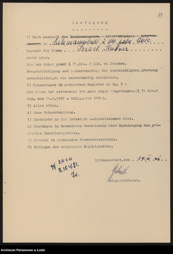 Obraz 13 z jednostki "Kutner Izrael- sprzedaz towarów łokciowych"